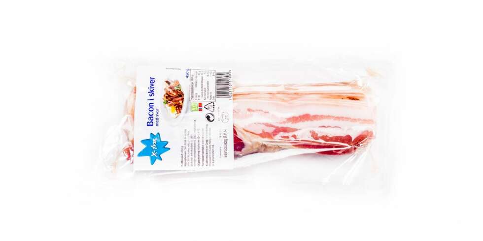 TEST AV BACON: X-tra bacon i skiver. TEST AV BACON: X-tra bacon i skiver.