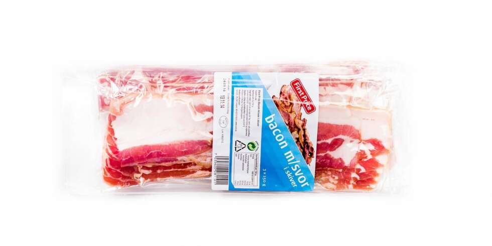 TEST AV BACON: First Price bacon med svor. TEST AV BACON: First Price bacon med svor.