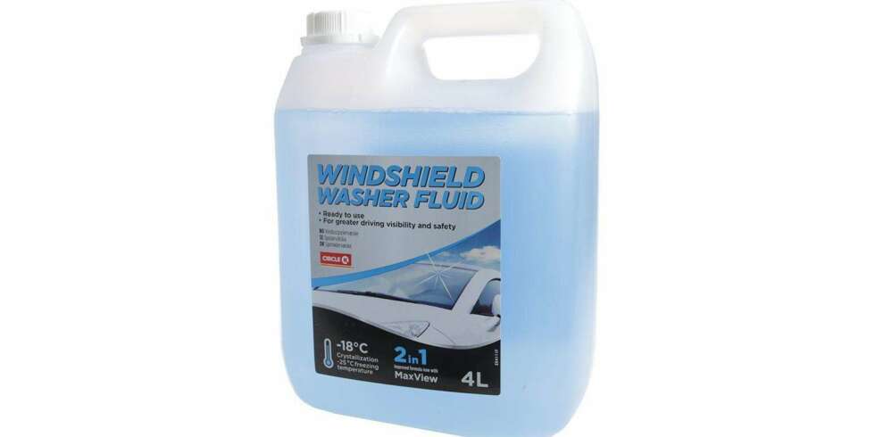 Test av vindusspylervæske: Windshield washer fluid Test av vindusspylervæske: Windshield washer fluid