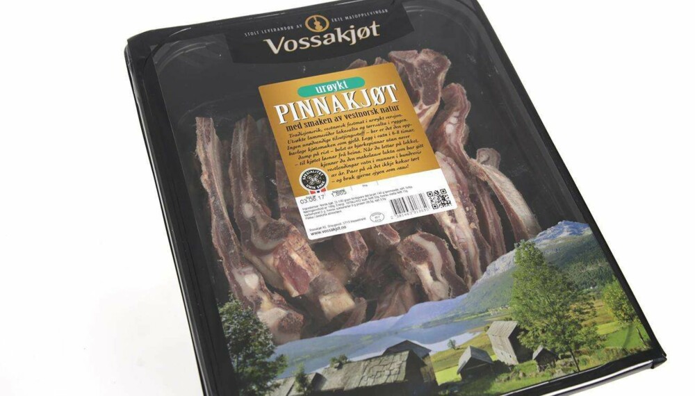 Test av pinnekjøtt: Vossakjøt Test av pinnekjøtt: Vossakjøt