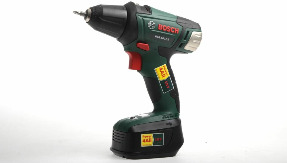 Test: BOSCH PSR 18 LI-2 Test: BOSCH PSR 18 LI-2
