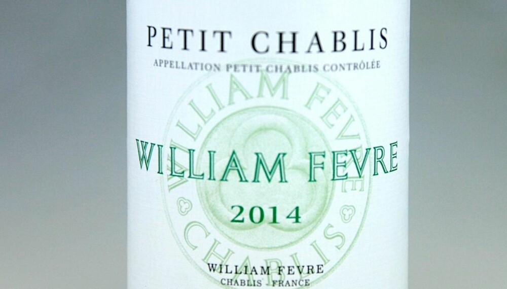 GOD TL TORSK: William Fèvre Petit Chablis. FOTO: Arnie Stalheim GOD TL TORSK: William Fèvre Petit Chablis. FOTO: Arnie Stalheim