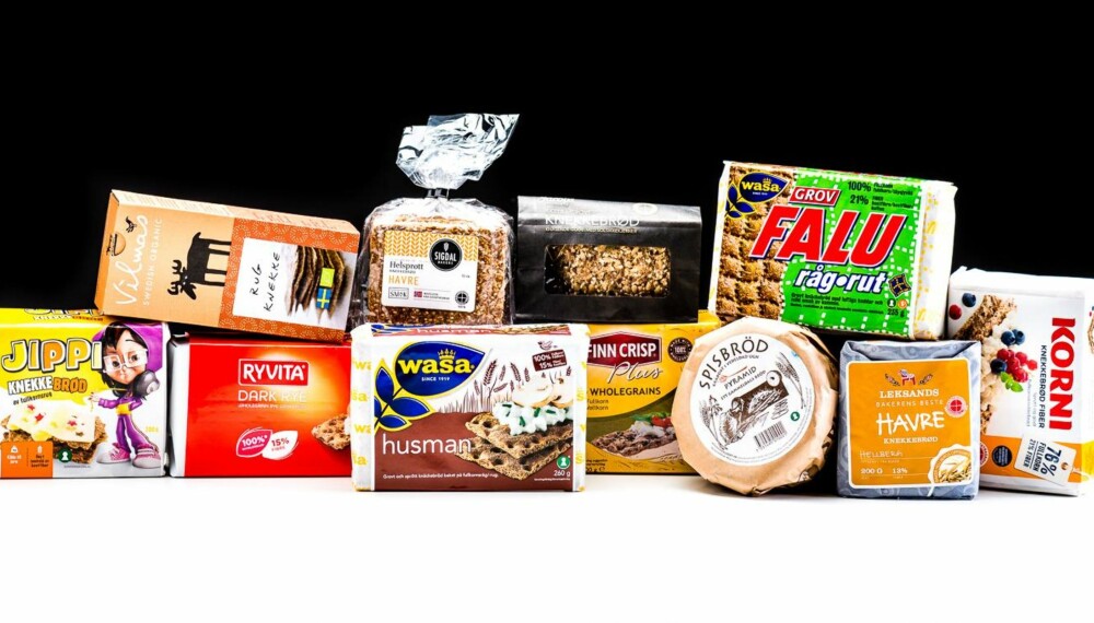 TEST AV KNEKKEBRØD: Vi har smakstestet 11 typer knekkebrød fra 10 produsenter. TEST AV KNEKKEBRØD: Vi har smakstestet 11 typer knekkebrød fra 10 produsenter.