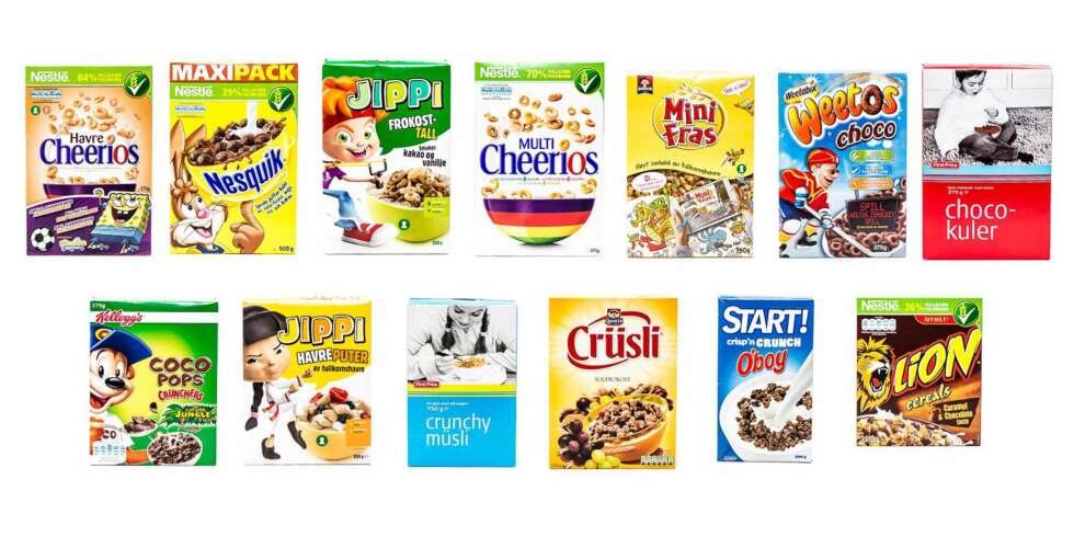 TEST AV FROKOSTBLANDING: Vi har testet innholdet i 13 forskjellige typer frokostblanding som retter seg mot barn. TEST AV FROKOSTBLANDING: Vi har testet innholdet i 13 forskjellige typer frokostblanding som retter seg mot barn.