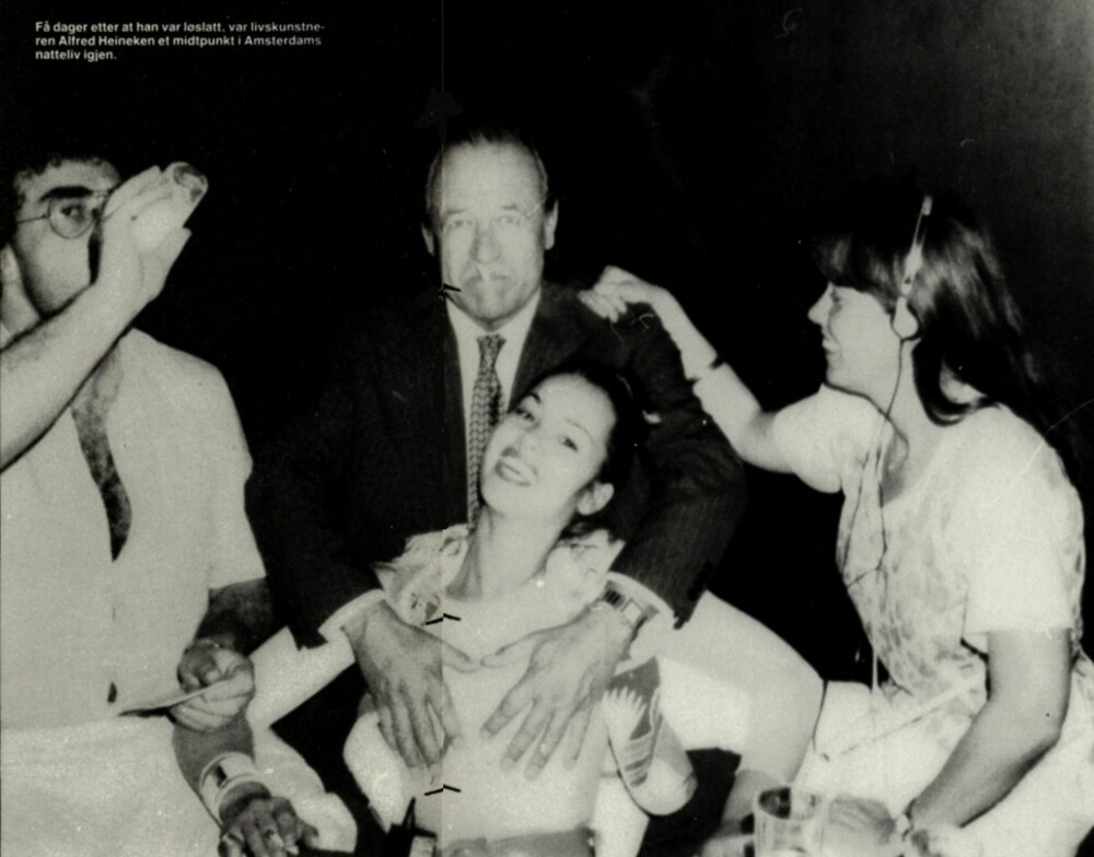 Alfred Heineken måtte holde ut tre lange uker i fangenskap. Friheten måtte selvfølgelig feires. FOTO: www.vimennpluss.no Alfred Heineken måtte holde ut tre lange uker i fangenskap. Friheten måtte selvfølgelig feires. FOTO: www.vimennpluss.no