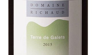 GODT KJØP: Richaud Terre de Galets Côtes du Rhône 2015. Foto: Vinmonopolet GODT KJØP: Richaud Terre de Galets Côtes du Rhône 2015. Foto: Vinmonopolet