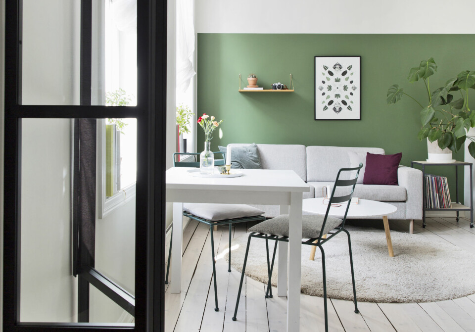 UTFORDRING: Det ble en stor forandring av leiligheten når paret fikk en liten baby. Slik ble leiligheten totalforvandlet. FOTO: Anne Bråtveit. UTFORDRING: Det ble en stor forandring av leiligheten når paret fikk en liten baby. Slik ble leiligheten totalforvandlet. FOTO: Anne Bråtveit.
