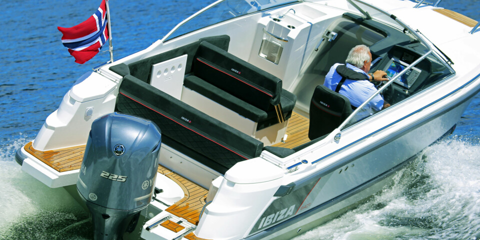 KRAFTKAR: Ibiza 640 Touring kan godt utstyres med mer hestekrefter enn standarden. (FOTO: Terje Bjørnsen) KRAFTKAR: Ibiza 640 Touring kan godt utstyres med mer hestekrefter enn standarden. (FOTO: Terje Bjørnsen)