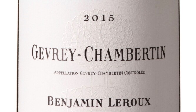 GODT KJØP: Leroux Gevrey-Chambertin Vieilles Vignes 2015. Foto: Vinmonopolet GODT KJØP: Leroux Gevrey-Chambertin Vieilles Vignes 2015. Foto: Vinmonopolet