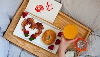 Deilig frokost til mor på morsdagen. Deilig frokost til mor på morsdagen.