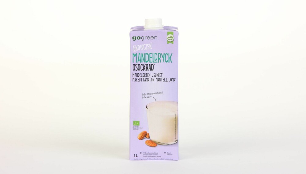 GoGreen Mandeldrikk Usukret
Produsent: Lantm�nnen Cerealia
Pris: 32 kr
N�ringsinnhold per 100 ml:
Energi: 16 kcal
Fett/hvorav mettet fett: 1,4/0,1 g
Karbohydrater: 0,1 g
Hvorav sukkerarter: 0,1 g
Protein: 0,5 g
Kalsium: �
Vitamin D: �
Vitamin B2: �
Vitamin B12: �
Ikke beriket med kalsium eller vitaminer. Sv�rt lite kalorier, lite protein, og tiln�rmet null karbohydrater og sukker.
---------------------------
Oslo/studio 20170622; Klikk.no, Foreldre og Barn, Hjemmet, Shape-Up
Alternativ melk
Oslo/studio 22062017; Klikk.no, Foreldre og Barn, Hjemmet, Shape-Up
Alternativ melk *** Local Caption *** GoGreen Mandeldrikk Usukret
Produsent: Lantm�nnen Cerealia
Pris: 32 kr
N�ringsinnhold per 100 ml:
Energi: 16 kcal
Fett/hvorav mettet fett: 1,4/0,1 g
Karbohydrater: 0,1 g
Hvorav sukkerarter: 0,1 g
Protein: 0,5 g
Kalsium: �
Vitamin D: �
Vitamin B2: �
Vitamin B12: �
Ikke beriket med kalsium eller vitaminer. Sv�rt lite kalorier, lite protein, og tiln�rmet null karbohydrater og sukker.
---------------------------
Oslo/studio 20170622; Klikk.no, Foreldre og Barn, Hjemmet, Shape-Up
Alternativ melk
Oslo/studio 22062017; Klikk.no, Foreldre og Barn, Hjemmet, Shape-Up
Alternativ melk GoGreen Mandeldrikk Usukret
Produsent: Lantm�nnen Cerealia
Pris: 32 kr
N�ringsinnhold per 100 ml:
Energi: 16 kcal
Fett/hvorav mettet fett: 1,4/0,1 g
Karbohydrater: 0,1 g
Hvorav sukkerarter: 0,1 g
Protein: 0,5 g
Kalsium: �
Vitamin D: �
Vitamin B2: �
Vitamin B12: �
Ikke beriket med kalsium eller vitaminer. Sv�rt lite kalorier, lite protein, og tiln�rmet null karbohydrater og sukker.
---------------------------
Oslo/studio 20170622; Klikk.no, Foreldre og Barn, Hjemmet, Shape-Up
Alternativ melk
Oslo/studio 22062017; Klikk.no, Foreldre og Barn, Hjemmet, Shape-Up
Alternativ melk *** Local Caption *** GoGreen Mandeldrikk Usukret
Produsent: Lantm�nnen Cerealia
Pris: 32 kr
N�ringsinnhold per 100 ml:
Energi: 16 kcal
Fett/hvorav mettet fett: 1,4/0,1 g
Karbohydrater: 0,1 g
Hvorav sukkerarter: 0,1 g
Protein: 0,5 g
Kalsium: �
Vitamin D: �
Vitamin B2: �
Vitamin B12: �
Ikke beriket med kalsium eller vitaminer. Sv�rt lite kalorier, lite protein, og tiln�rmet null karbohydrater og sukker.
---------------------------
Oslo/studio 20170622; Klikk.no, Foreldre og Barn, Hjemmet, Shape-Up
Alternativ melk
Oslo/studio 22062017; Klikk.no, Foreldre og Barn, Hjemmet, Shape-Up
Alternativ melk