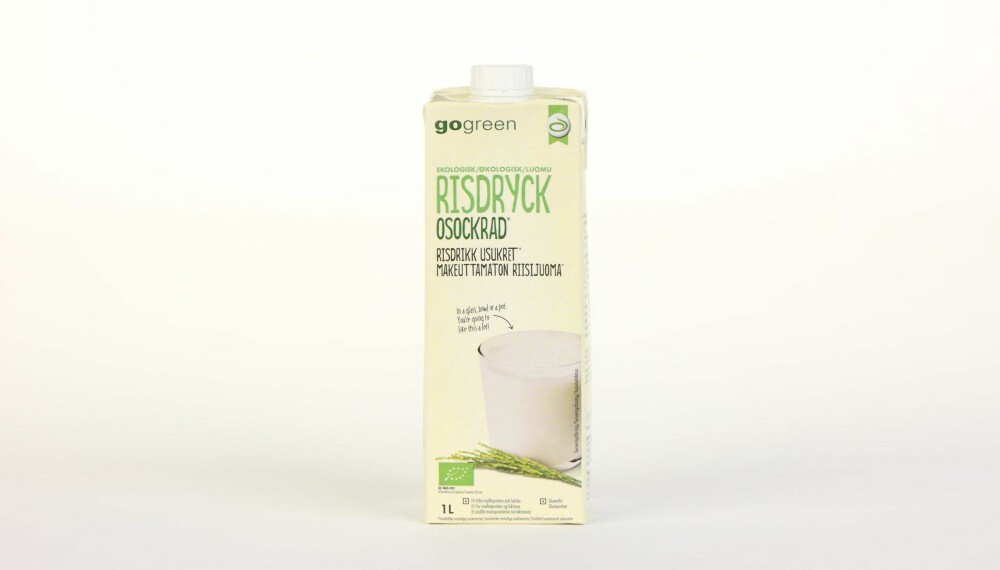 GoGreen Risdryck usukret
Produsent: Lantm�nnen Cerealia
Pris: 26 kr
N�ringsinnhold per 100 ml:
Energi: 50 kcal
Fett/hvorav mettet fett: 1/0,1 g
Karbohydrater: 11 g
Hvorav sukkerarter: 6 g
Protein: 0,2 g
Kalsium: �
Vitamin D: �
Vitamin B2: �
Vitamin B12: �
Er ikke tilsatt hverken kalsium eller vitaminer. Mer energi og kalorier fra karbohydrater og naturlig sukker, minimalt med protein.
---------------------------
Oslo/studio 20170622; Klikk.no, Foreldre og Barn, Hjemmet, Shape-Up
Alternativ melk
Oslo/studio 22062017; Klikk.no, Foreldre og Barn, Hjemmet, Shape-Up
Alternativ melk *** Local Caption *** GoGreen Risdryck usukret
Produsent: Lantm�nnen Cerealia
Pris: 26 kr
N�ringsinnhold per 100 ml:
Energi: 50 kcal
Fett/hvorav mettet fett: 1/0,1 g
Karbohydrater: 11 g
Hvorav sukkerarter: 6 g
Protein: 0,2 g
Kalsium: �
Vitamin D: �
Vitamin B2: �
Vitamin B12: �
Er ikke tilsatt hverken kalsium eller vitaminer. Mer energi og kalorier fra karbohydrater og naturlig sukker, minimalt med protein.
---------------------------
Oslo/studio 20170622; Klikk.no, Foreldre og Barn, Hjemmet, Shape-Up
Alternativ melk
Oslo/studio 22062017; Klikk.no, Foreldre og Barn, Hjemmet, Shape-Up
Alternativ melk GoGreen Risdryck usukret
Produsent: Lantm�nnen Cerealia
Pris: 26 kr
N�ringsinnhold per 100 ml:
Energi: 50 kcal
Fett/hvorav mettet fett: 1/0,1 g
Karbohydrater: 11 g
Hvorav sukkerarter: 6 g
Protein: 0,2 g
Kalsium: �
Vitamin D: �
Vitamin B2: �
Vitamin B12: �
Er ikke tilsatt hverken kalsium eller vitaminer. Mer energi og kalorier fra karbohydrater og naturlig sukker, minimalt med protein.
---------------------------
Oslo/studio 20170622; Klikk.no, Foreldre og Barn, Hjemmet, Shape-Up
Alternativ melk
Oslo/studio 22062017; Klikk.no, Foreldre og Barn, Hjemmet, Shape-Up
Alternativ melk *** Local Caption *** GoGreen Risdryck usukret
Produsent: Lantm�nnen Cerealia
Pris: 26 kr
N�ringsinnhold per 100 ml:
Energi: 50 kcal
Fett/hvorav mettet fett: 1/0,1 g
Karbohydrater: 11 g
Hvorav sukkerarter: 6 g
Protein: 0,2 g
Kalsium: �
Vitamin D: �
Vitamin B2: �
Vitamin B12: �
Er ikke tilsatt hverken kalsium eller vitaminer. Mer energi og kalorier fra karbohydrater og naturlig sukker, minimalt med protein.
---------------------------
Oslo/studio 20170622; Klikk.no, Foreldre og Barn, Hjemmet, Shape-Up
Alternativ melk
Oslo/studio 22062017; Klikk.no, Foreldre og Barn, Hjemmet, Shape-Up
Alternativ melk