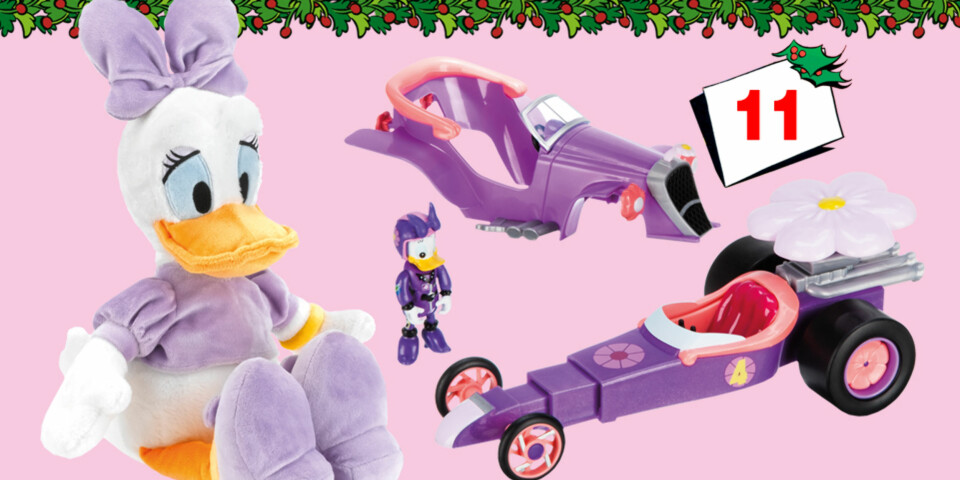 Du kAND vinne Dolly Duck-kosedyr og -racerbil! Du kAND vinne Dolly Duck-kosedyr og -racerbil!