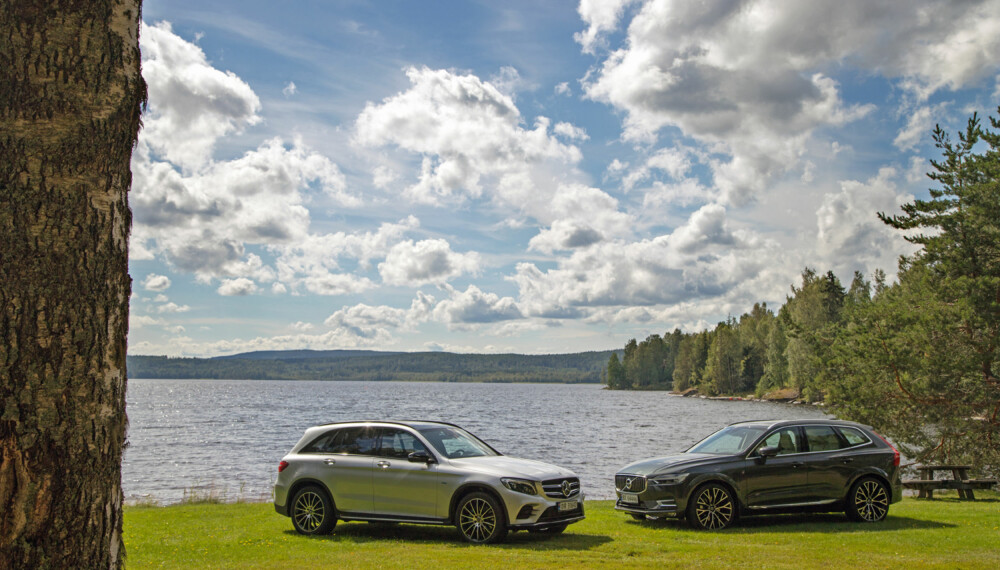 VINNER OG TAPER: Mercedes GLC 350e vinner testen klart på gjennomførte premium-bilegenskaper. (FOTO: Terje Bjørnsen) VINNER OG TAPER: Mercedes GLC 350e vinner testen klart på gjennomførte premium-bilegenskaper. (FOTO: Terje Bjørnsen)