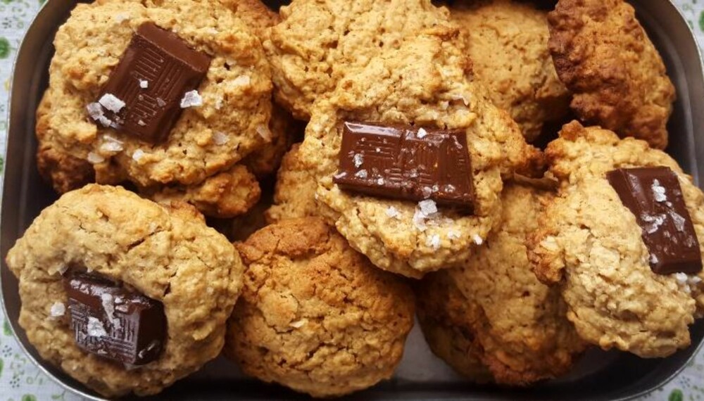 GLUTENFRI KJEKS: Glutenfrie havrekjeks med sjokolade. Foto: Kathrine Kragøe Skjelvan/Glutenogmelkefri.com GLUTENFRI KJEKS: Glutenfrie havrekjeks med sjokolade. Foto: Kathrine Kragøe Skjelvan/Glutenogmelkefri.com