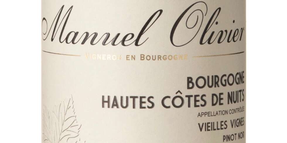 GODT KJØP: Manuel Olivier Hautes Côte de Nuits Vieilles Vignes 2015. Foto: Vinmonopolet GODT KJØP: Manuel Olivier Hautes Côte de Nuits Vieilles Vignes 2015. Foto: Vinmonopolet
