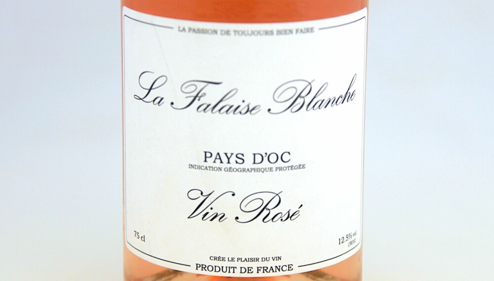 GODT KJØP: La Falaise Blanche Rosé 2017. Foto: Arnie Stalheim GODT KJØP: La Falaise Blanche Rosé 2017. Foto: Arnie Stalheim