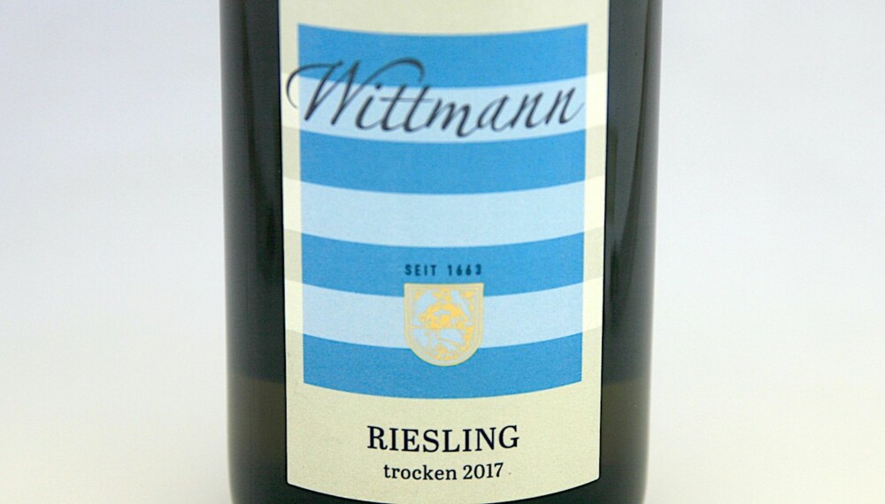 GODT KJØP: Wittmann Riesling Trocken 2017. Foto: Arnie Stalheim GODT KJØP: Wittmann Riesling Trocken 2017. Foto: Arnie Stalheim