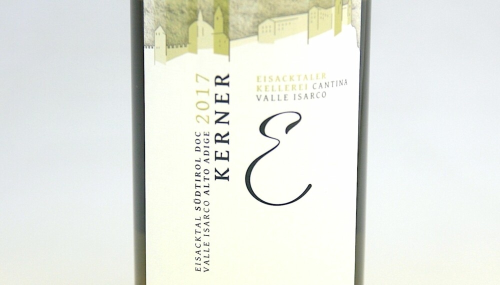 GODT KJØP: Valle Isarco Kerner Alto Adige 2017. Foto: Arnie Stalheim GODT KJØP: Valle Isarco Kerner Alto Adige 2017. Foto: Arnie Stalheim