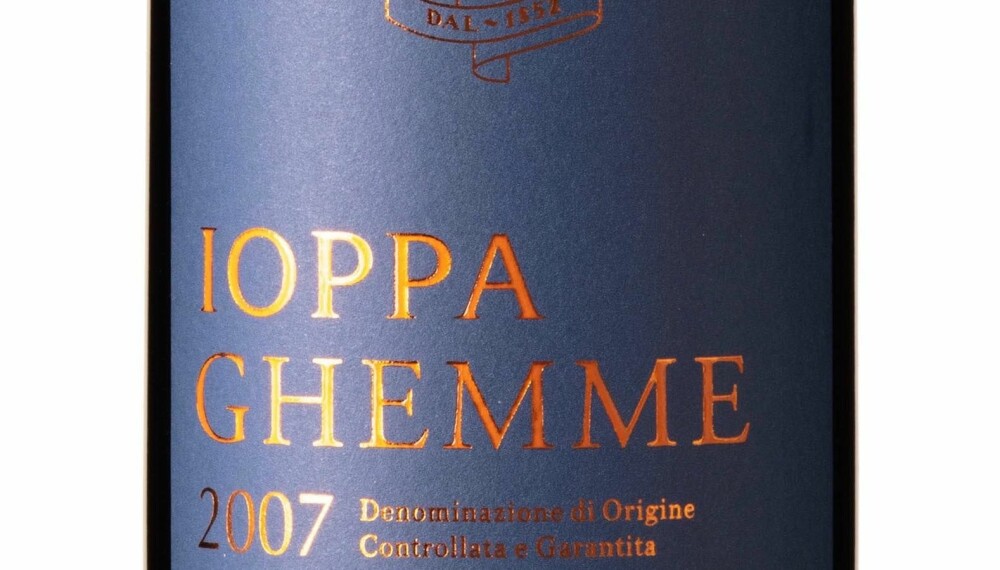 GODT KJØP: Ioppa Ghemme 2007. GODT KJØP: Ioppa Ghemme 2007.
