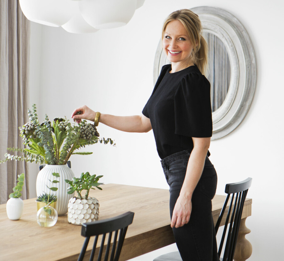 NYTT HUS: Interiørstylist Tina Leqvamb tenker på familien først - og så Instagram - når hun innreder huset. NYTT HUS: Interiørstylist Tina Leqvamb tenker på familien først - og så Instagram - når hun innreder huset.