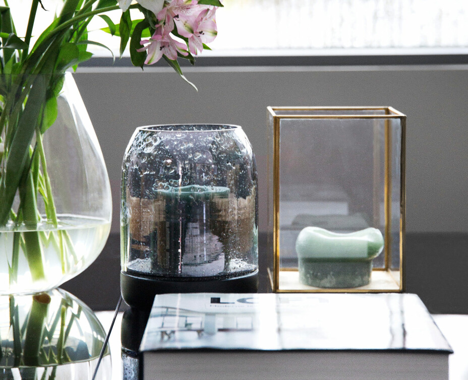 Skap vakre stilleben, slik som Birthe har gjort. Vasen er fra Georg Jensen og lyktene er kjøpt på Hjem Kjære Hjem. Skap vakre stilleben, slik som Birthe har gjort. Vasen er fra Georg Jensen og lyktene er kjøpt på Hjem Kjære Hjem.