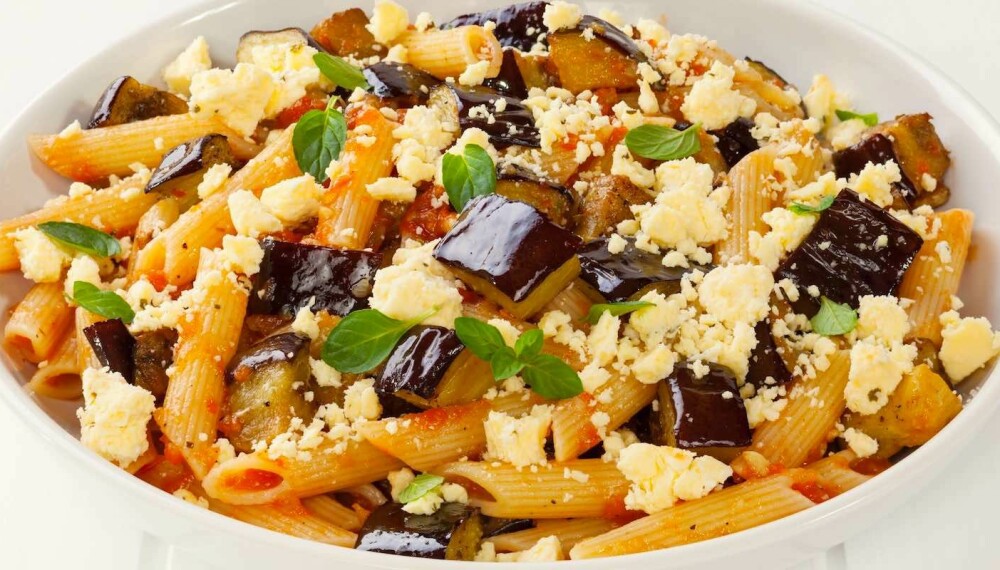 DEILIG: Aubergine og ricotta salata gir denne retten et flott særpreg. DEILIG: Aubergine og ricotta salata gir denne retten et flott særpreg.