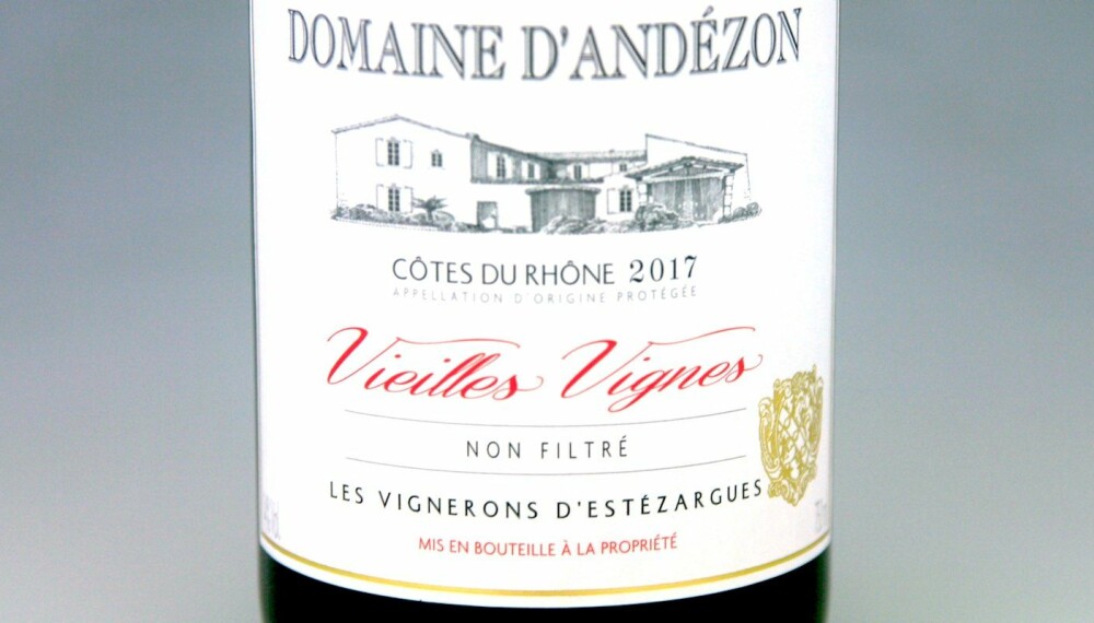 GODT KJØP: Domaine d'Andézon 2017. GODT KJØP: Domaine d'Andézon 2017.