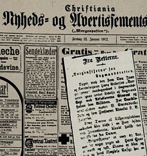 Borgenstjerne skapte store avisoverskrifter. Her slår Christiania Nyheds-og Advertissementblad fast at svindleren fikk som fortjent Borgenstjerne skapte store avisoverskrifter. Her slår Christiania Nyheds-og Advertissementblad fast at svindleren fikk som fortjent