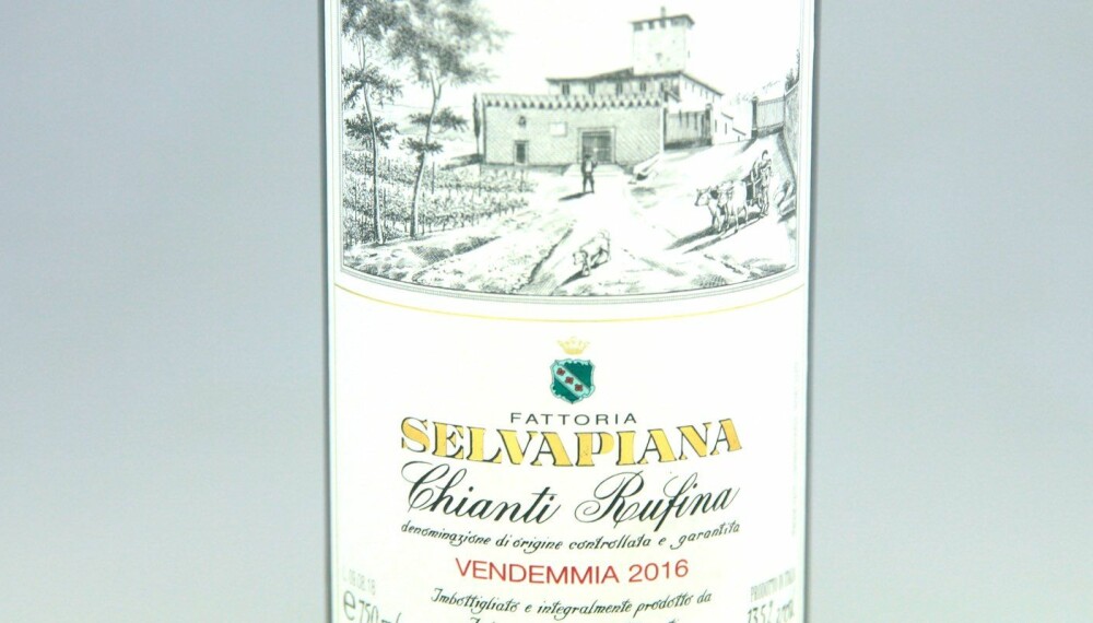 TIL SVINERIBBE: Selvapiana Chianti Rufina 2016. TIL SVINERIBBE: Selvapiana Chianti Rufina 2016.