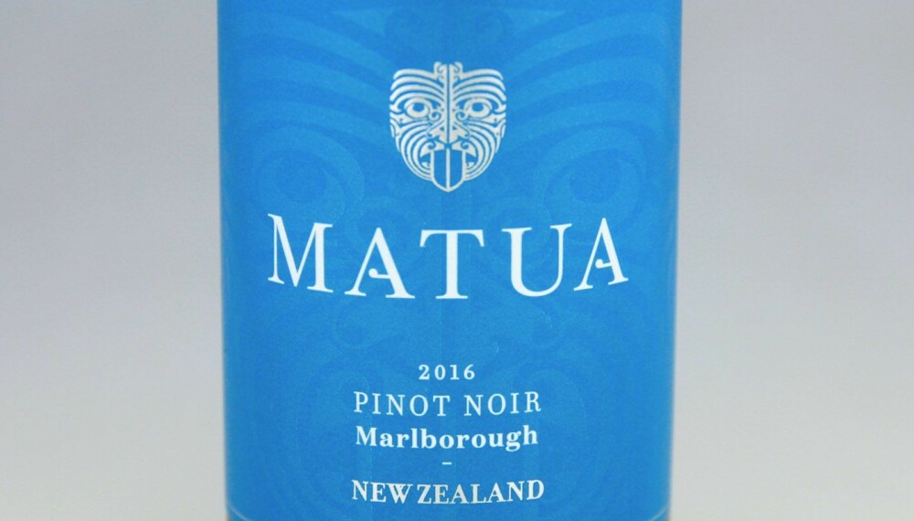 TIL PINNEKJØTT OG SVINERIBBE: Matua Marlborough Pinot Noir 2016. TIL PINNEKJØTT OG SVINERIBBE: Matua Marlborough Pinot Noir 2016.