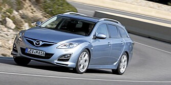 MYE FOR PENEGENE: Mazda 6 er en av flere gode alternativer i familieklassen.