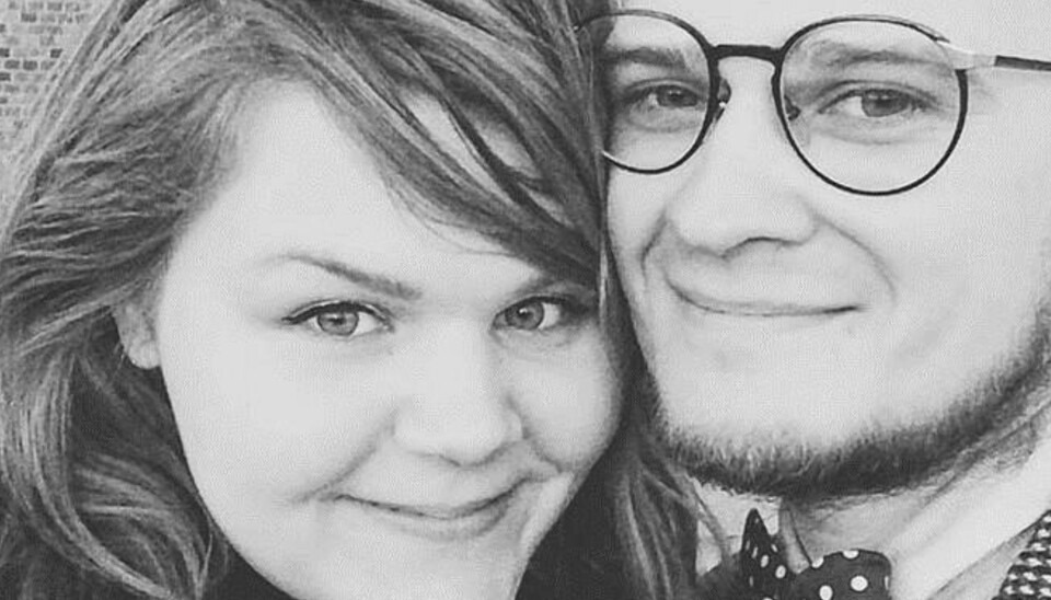 EVIG DIN: Mariell og forloveden Jostein gifter seg i sommar. Dei styggaste nettkommentarane Mariell har fått har vore løgner om nettopp kjærasten.