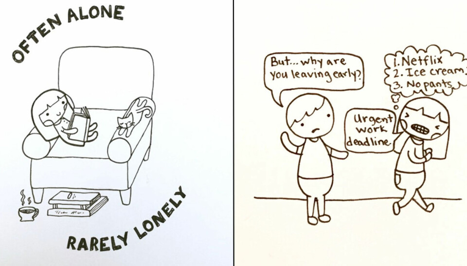 INNADVENDT: Mauren Wilson begynte å tegne ned sitt eget liv. Nå har det blitt en serie mange andre kjenner seg igjen i.