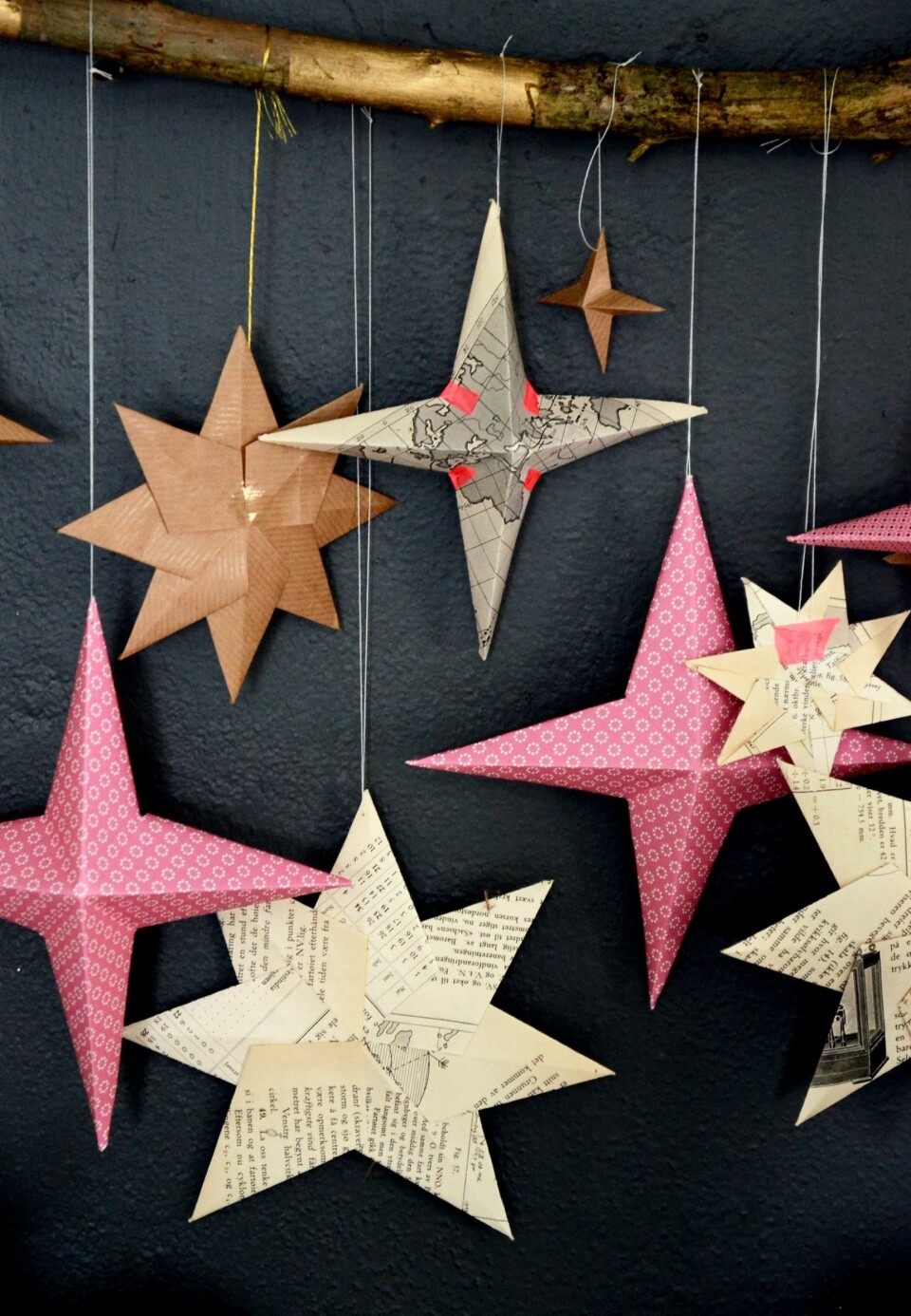 STJERNEHIMMEL: Brett dine egne adventstjerner i år.