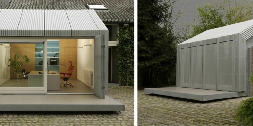 Gjorde om garasjen til det nye favorittrommet