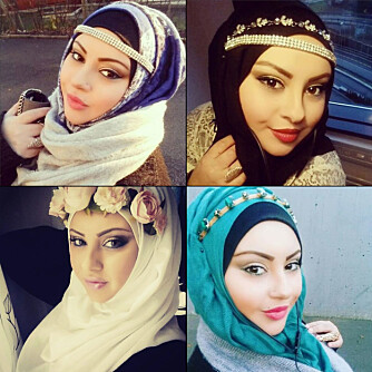GLAMORØS: Laial Janet Ayoub uttrykker seg gjennom hijaben, selv om hun i utgangspunktet bruker den av religiøse grunner.