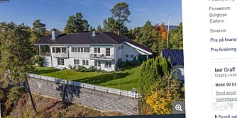 RIKTIG NUMMER TIL SALGS: Dette huset ligger på Snarøya og har postnummer 1367. Det er Norges dyreste boligstrøk i øyeblikket. Huset har et primærareal på 314 kvadratmeter og har en prisantydning på 35 000 000 kroner.