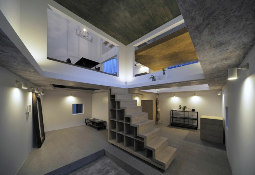 ÅPENT: Åpen planløsning får en helt ny mening i dette Tokyo-huset.