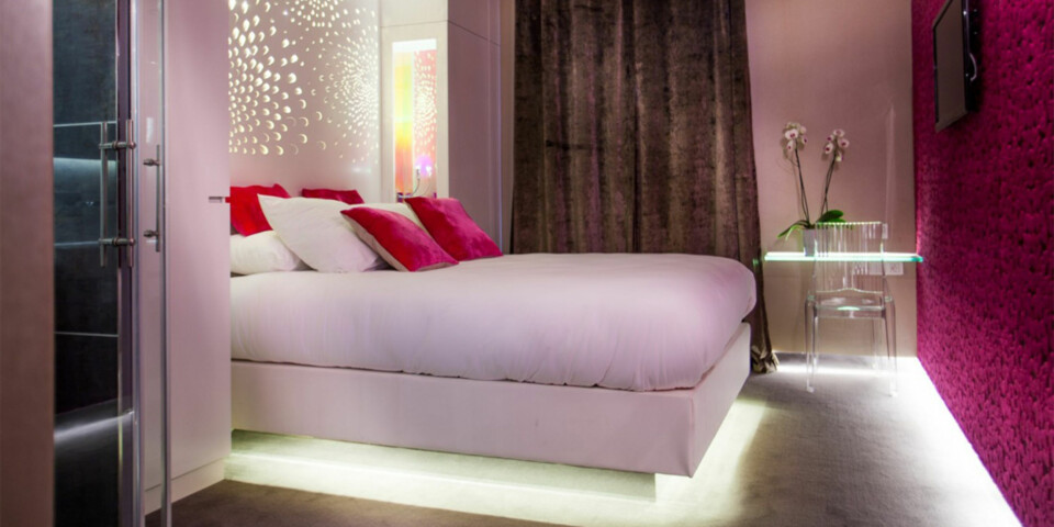 JA, TAKK: Hvem ville vel ikke føle det som om man var på ferie hele tiden om dette var soverommet man la seg på?