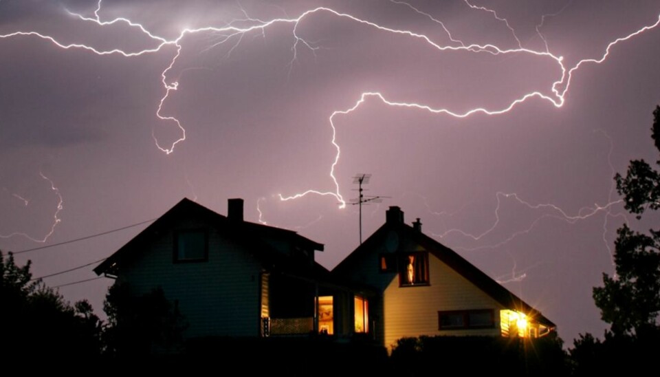 Lightning in the night