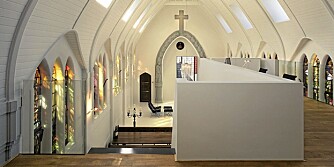 Rehabilitert kirke i Nederland.