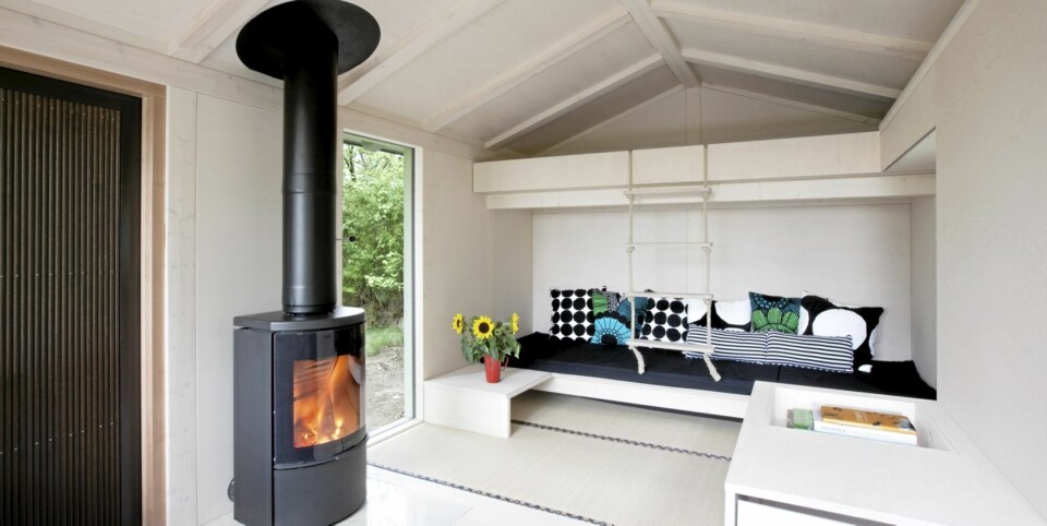 Denne hytta er bare 14 kvadrat