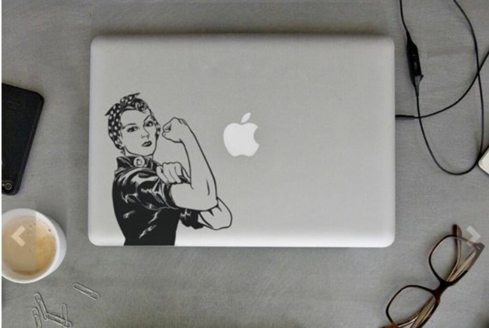 FEMINIST: MacBook med et budskap!