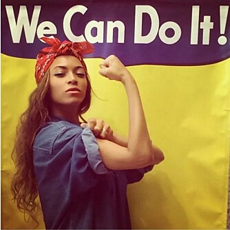 ROSIE: Beyoncé postet dette bildet på Instagramprofilen sin. ROSIE: Beyoncé postet dette bildet på Instagramprofilen sin.