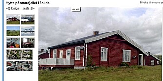 HEDMARK: Denne hytta ligger på snaufjellet i Folldal.
