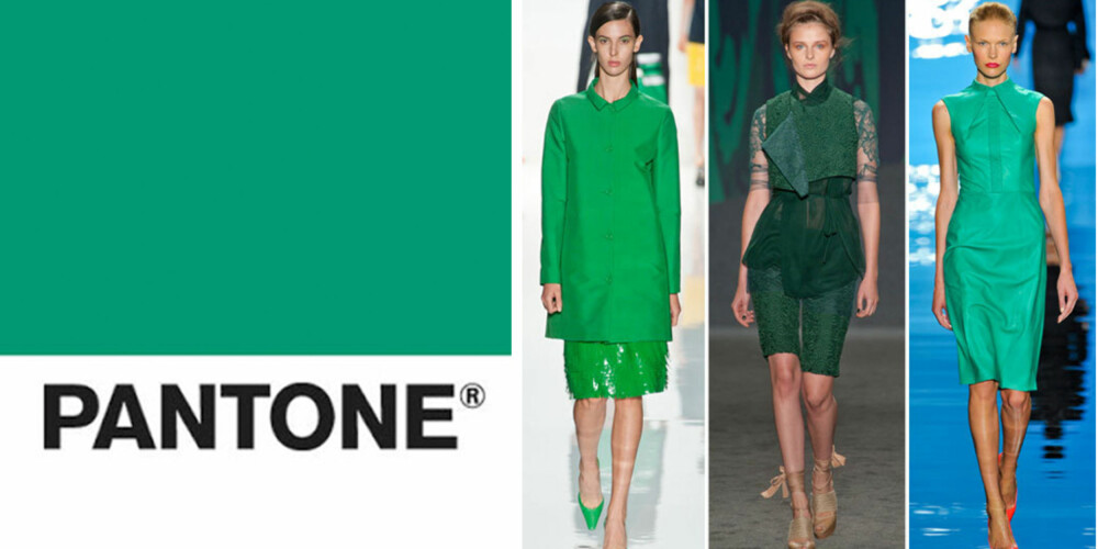 GRØNT ER SKJØNT: Hos Pantone har man valgt ut smaragdgrønt som årets heteste farge.