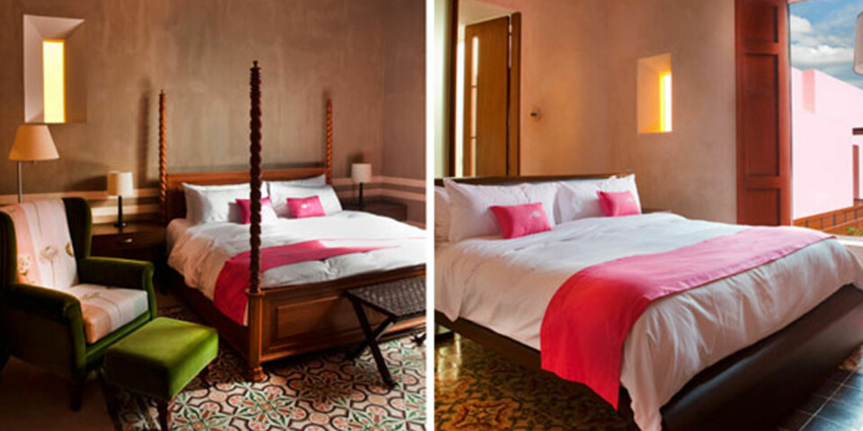 TEKSTILER: Sats på puter og tepper i god kvalitet til soverommet. Bland gjerne ulike mønstre og teksturer.