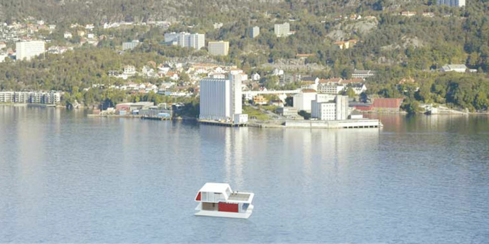 UT PÅ TUR: Ta med deg hytta når du legger turen utover fjorden.