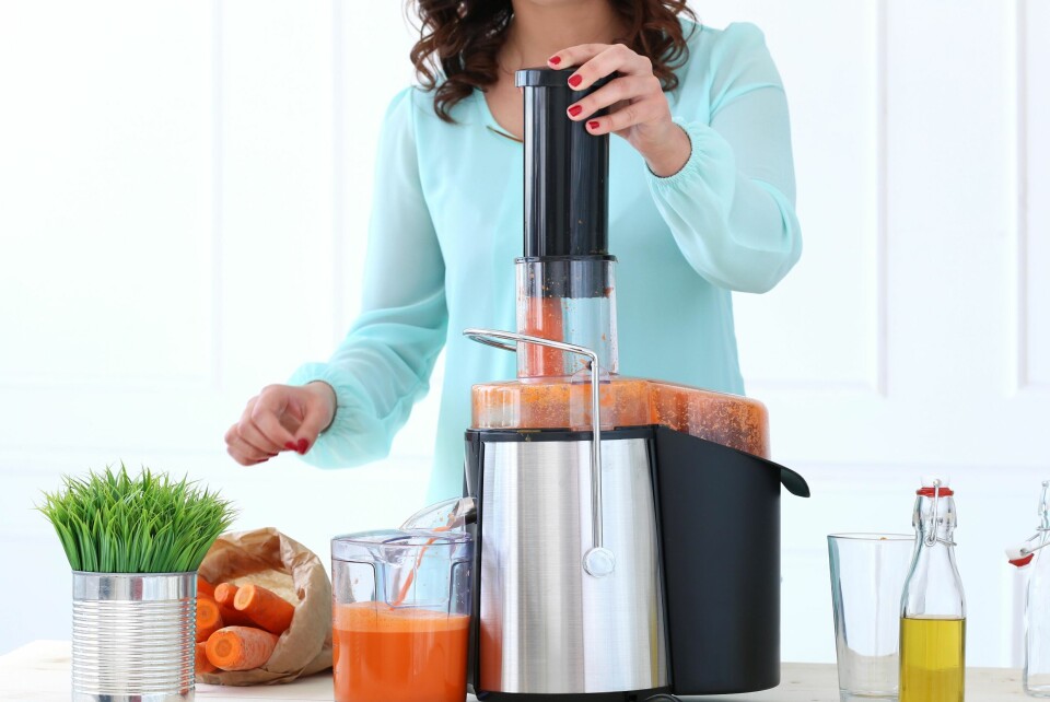 JUICEMASKIN: Sunt og godt, men ganske ekkel om du glemmer å vaske skikkelig. FOTO: Colourbox